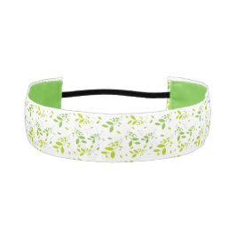 葉パターン アスレチックヘッドバンド