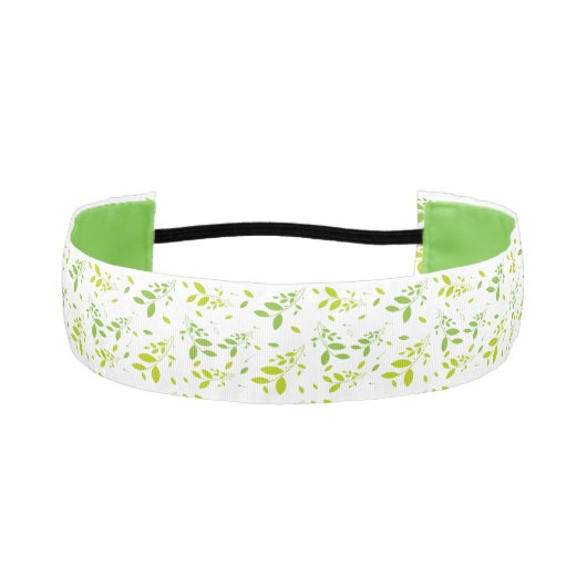 葉パターン アスレチックヘッドバンド (正面)