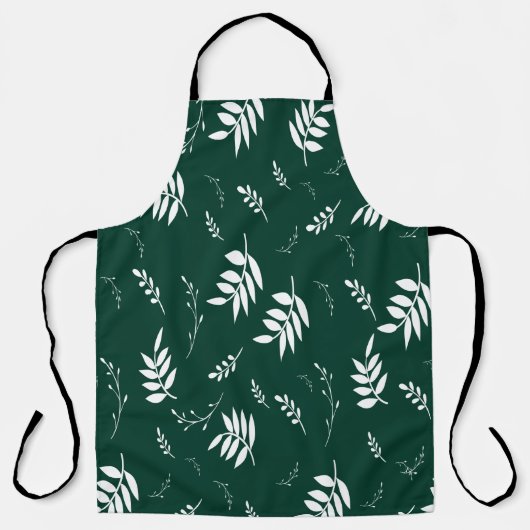 葉パターン エプロン (正面)