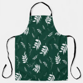 葉パターン エプロン (正面)