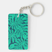 葉パターン キーホルダー (裏面)