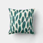 葉パターン クッション (裏面)