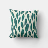 葉パターン クッション (正面)