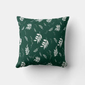 葉パターン クッション (裏面)