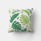 葉パターン クッション (裏面)