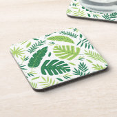 葉パターン コースター (左側)