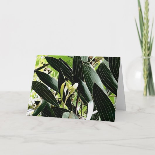 葉パターン シーズンカード (正面)