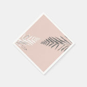 葉パターン スタンダードカクテルナプキン (角)