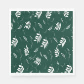 葉パターン スタンダードランチョンナプキン (正面)