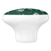 葉パターン セラミックノブ (側面)