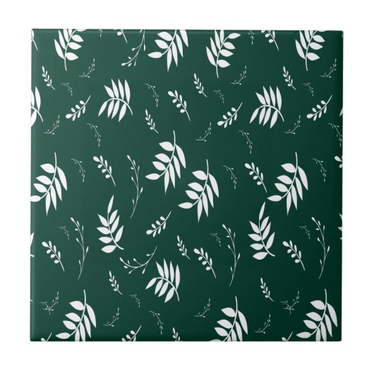 葉パターン タイル (正面)