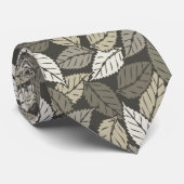 葉パターン ネクタイ (ロール)