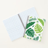 葉パターン ノートブック (内部)