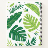 葉パターン ノートブック (裏面)