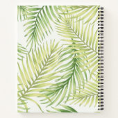 葉パターン ノートブック (裏面)