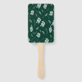 葉パターン ハンドファン (裏面)