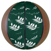 葉パターン バスケットボール (縦)