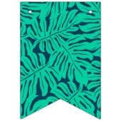 葉パターン バンティングフラッグ (第2の旗)