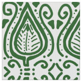 葉パターン ファブリック (クローズアップ)