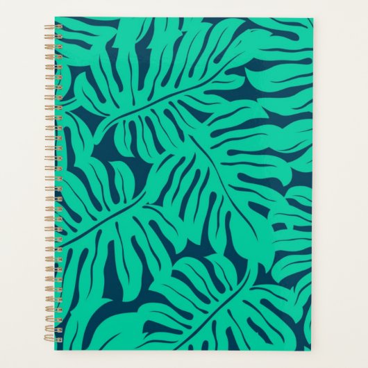 葉パターン プランナー手帳 (正面)