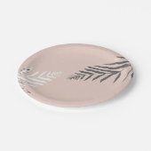 葉パターン ペーパープレート (アングル)