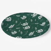 葉パターン ペーパープレート (アングル)