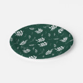 葉パターン ペーパープレート (アングル)