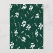 葉パターン ポストカード (正面)