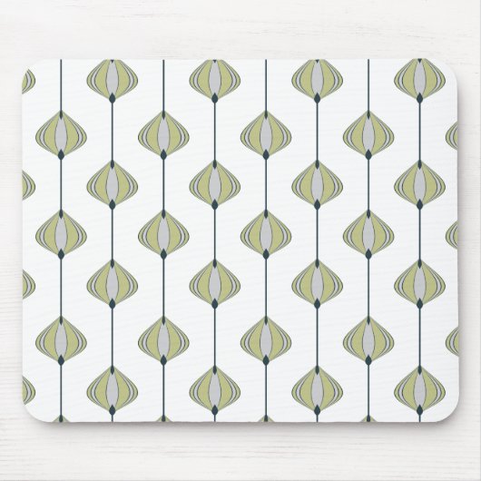 葉パターン マウスパッド (正面)