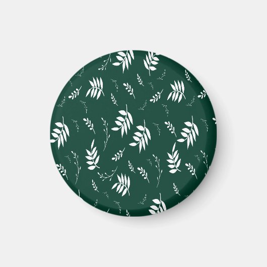 葉パターン マグネット (正面)