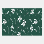葉パターン ラッピングペーパーシート (正面2)