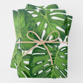 葉パターン ラッピングペーパーシート (インサイチュ)