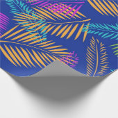 葉パターン ラッピングペーパー (角)