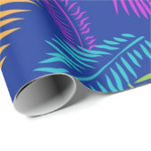 葉パターン ラッピングペーパー (ロールコーナー)