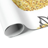 葉パターン ラッピングペーパー (ロールコーナー)