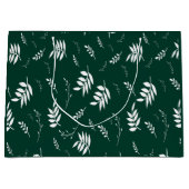 葉パターン ラージペーパーバッグ (正面)