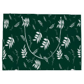 葉パターン ラージペーパーバッグ (裏面)