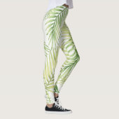 葉パターン レギンス (右)