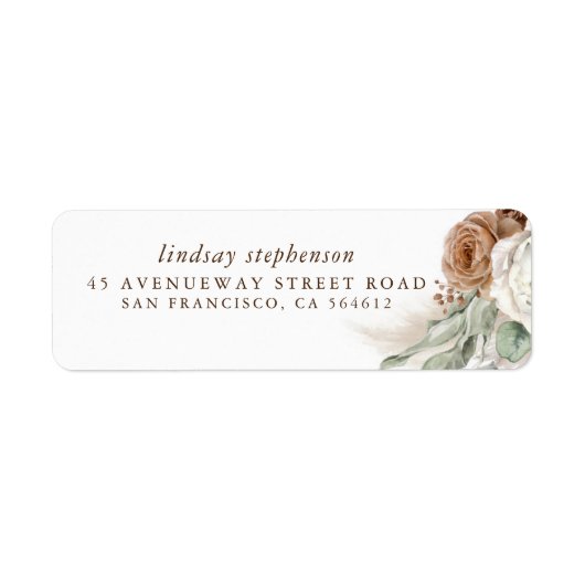 葉パンパ自然スグラスボホ ラベル (正面)