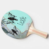 葉ファンタジーパーソナライズされた 卓球ラケット (横)