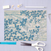 葉ブランチプリントヴィンテージ日本の 薄葉紙 (クラフト)