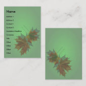 葉プロファイル・カード 名刺 (正面/裏面)