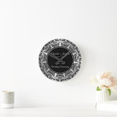 葉マンダラ25周年記念 ラウンド壁時計 (ホーム)