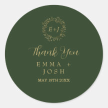 葉ミニマル板 |ダークグリーンフォーマルモノグラ結婚ム