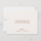 葉ミニマル板 |ボホークリームフラットサンキューカード サンキューカード (裏面)