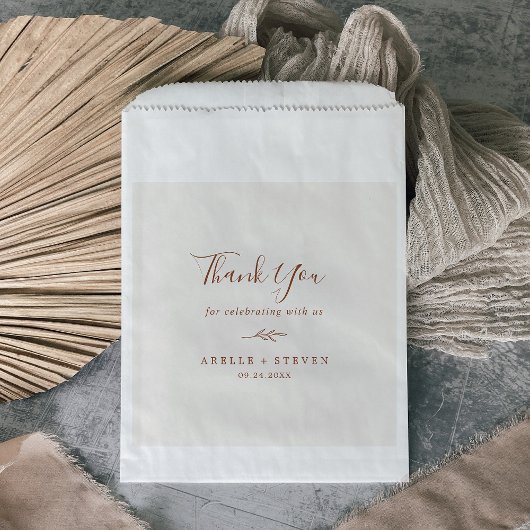 葉ミニマル板 | Boho Creamありがとうござ結婚う フェイバーバッグ