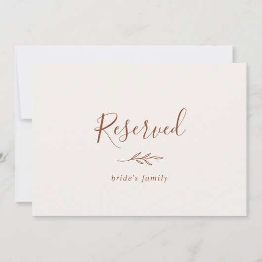 葉ミニマル板 | Boho Cream予約 (裏面)