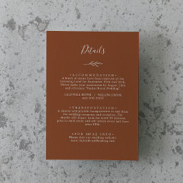 葉ミニマル板 | Terracotta詳細 エンクロージャーカード