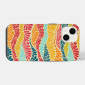 葉モザイク iPhoneケース (裏面横)