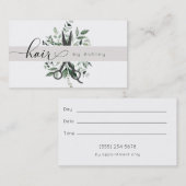 葉モダンサロンシアーズロゴアポイントメント 名刺 (正面/裏面)